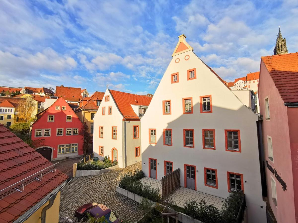 Fynbos Apartments Deluxe, Balkon, Historisch, Parkplatz Meißen Exteriér fotografie